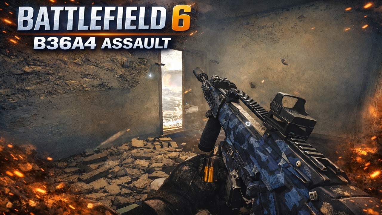Battlefield 6 B36A4 Assault Gameplay Mirak Valley Breakthrough PS5 Pro HDR 4K with @Maxiq