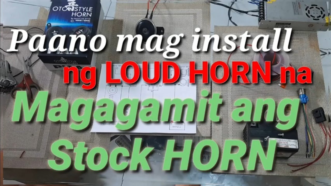 PAANO MAG INSTALL NG MALAKAS NA LOUD HORN NA MAGAGAMIT ANG STOCK HORN