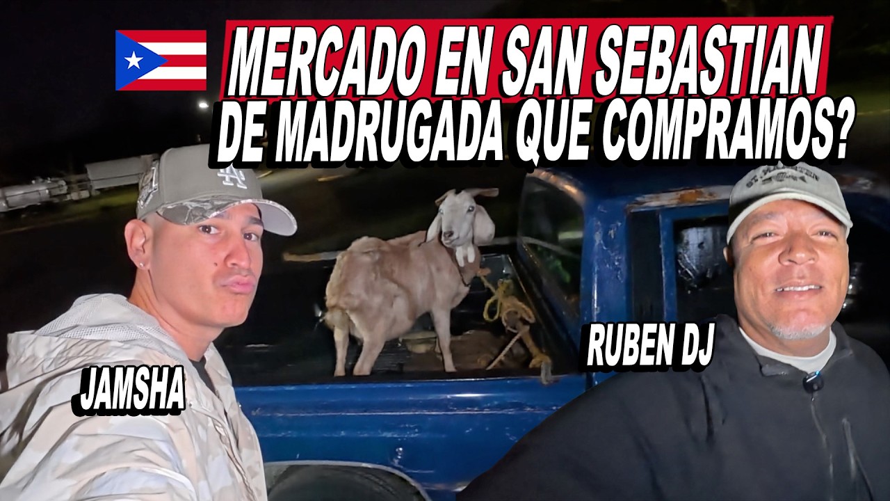 Mercado De San Sebastian De Madrugada Con Jamsha y Ruben Dj - Que Compraron? En Puerto Rico