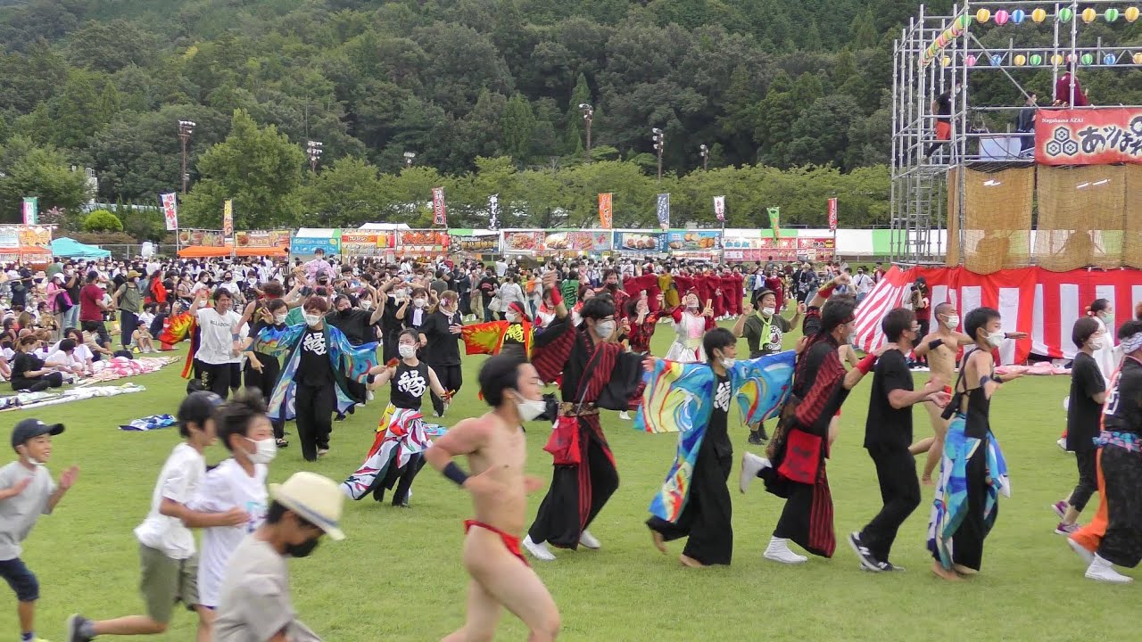 「22分ノンストップ総踊りMIX」長浜あざいあっぱれ祭り2022 【やぐら周辺】