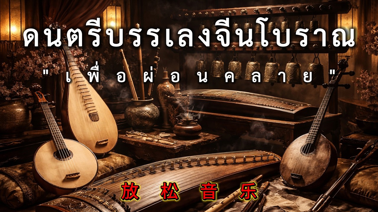 ดนตรีบรรเลงจีนโบราณเพื่อผ่อนคลาย