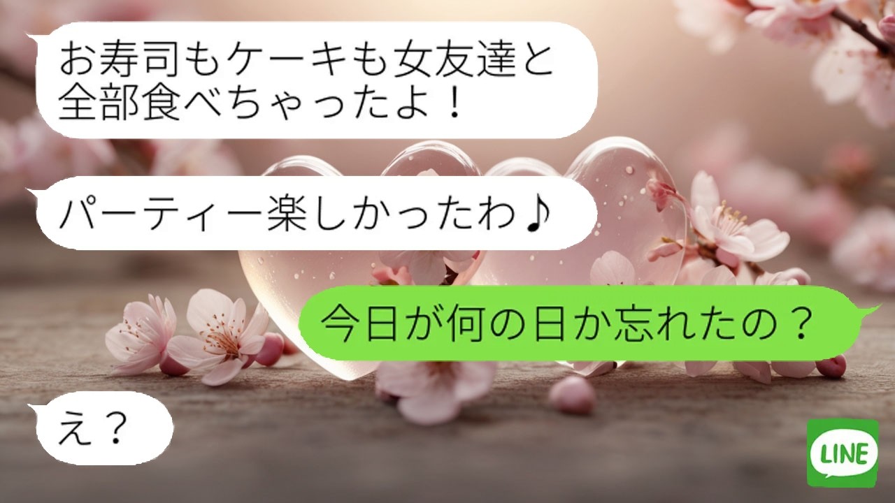 【LINE】娘の誕生日も忘れ浮気を楽しむ妻。真実を知った夫の対応に、彼女は言葉を失った…