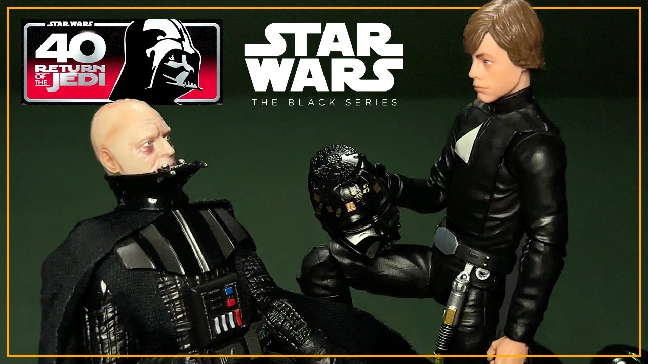 ROTJ 40th Darth Vader and Luke Skywalker Figures Review! Star Wars: Black Series