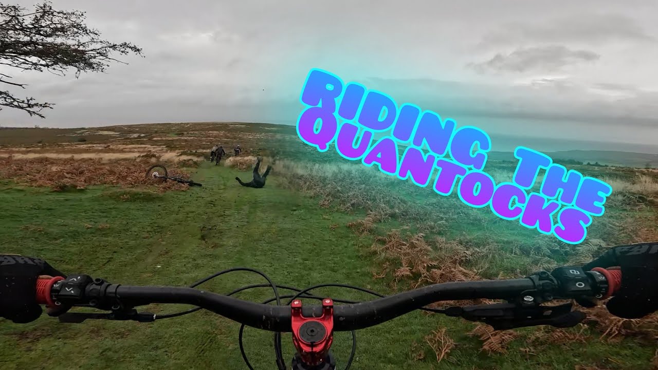 Riding The Quantocks For The First Time.. It's Slick In The Wet 🤙