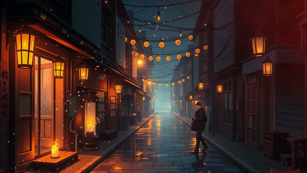 Late night desk: soft lofi to relax 💻