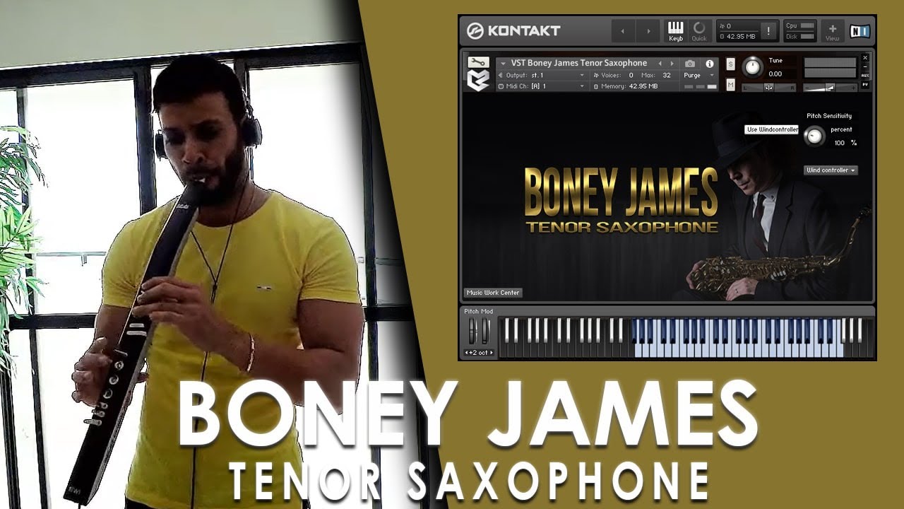 VST Boney James Tenor Saxophone Sample Library - ewi usb - ewi 4000s - ewi 5000 - yamaha wx