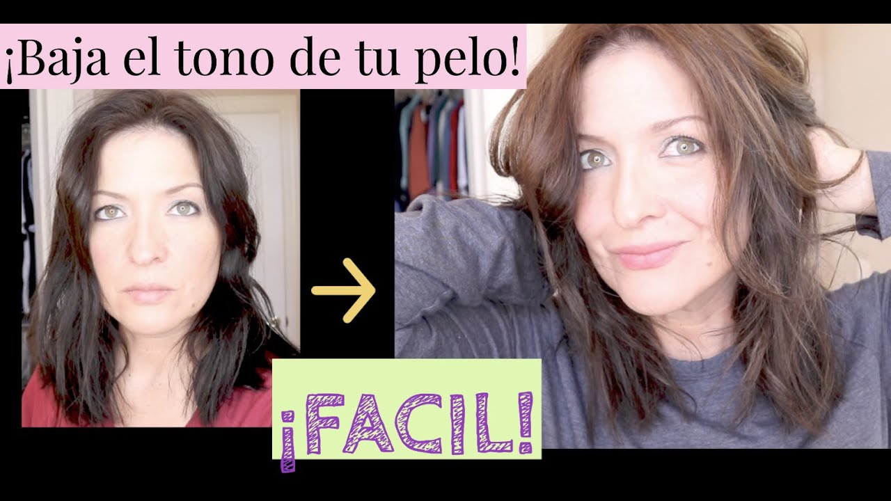 COMO ACLARAR EL PELO EN CASA FÁCIL Y SIN DAÑARLO. DE NEGRO A CASTAÑO O RUBIO.