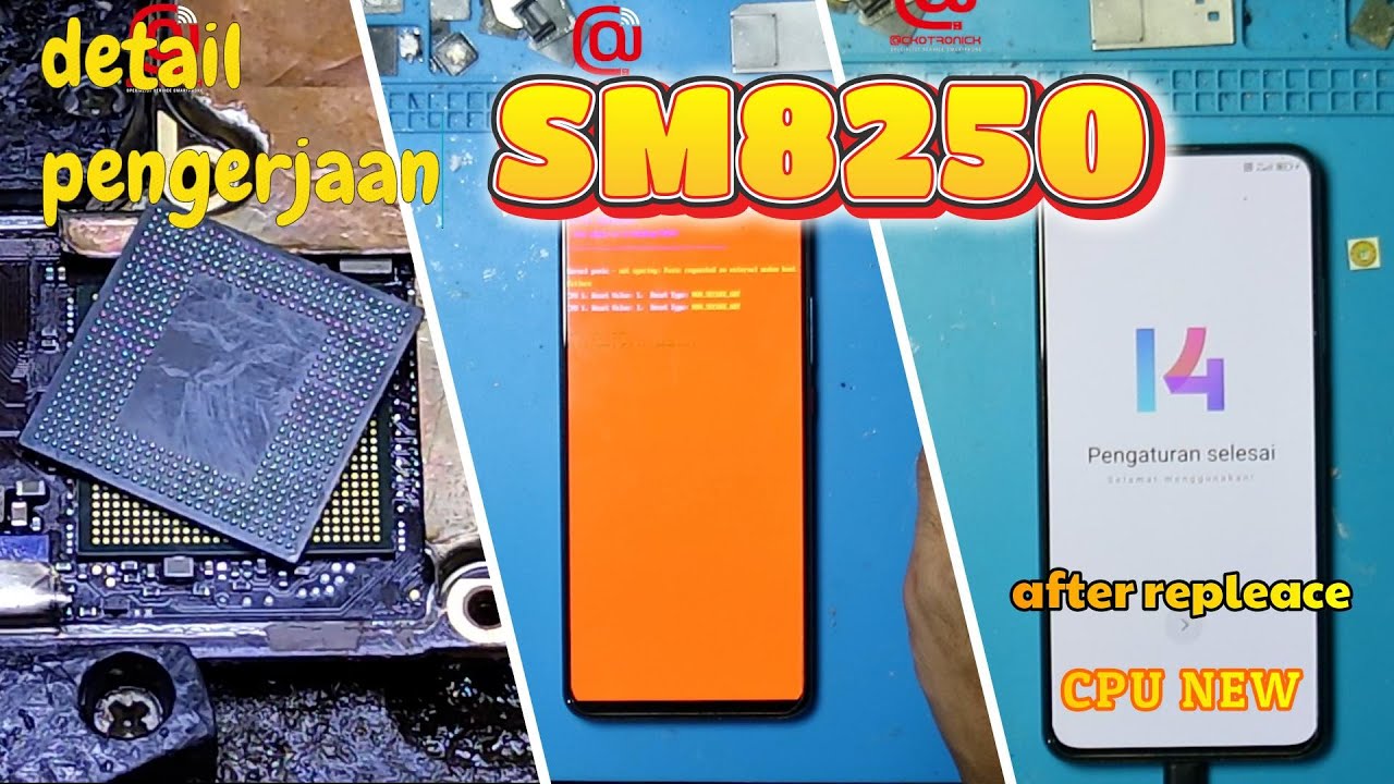 detail prosses software metode after repleace cpu new SM8250 all series mi poco | device poco f2 pro