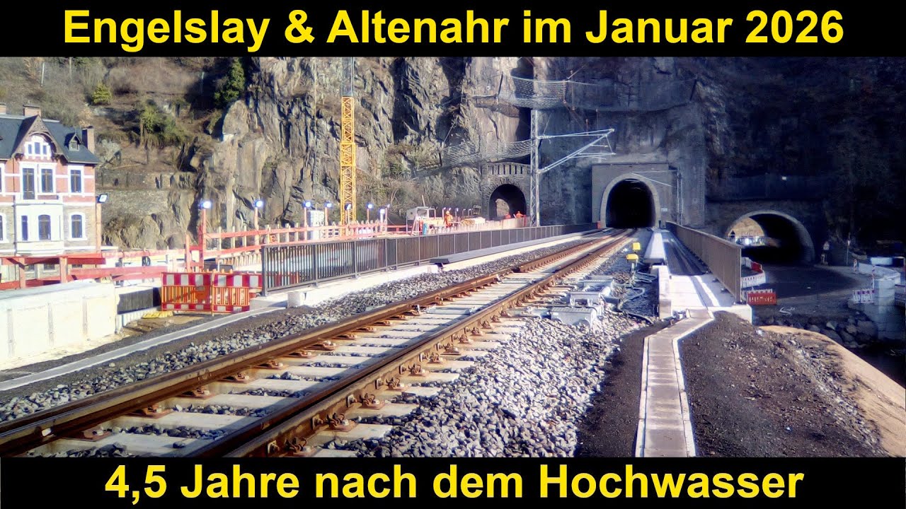 Ahrtal im Januar 2026 - Bilder des Ahrufers in Altenahr