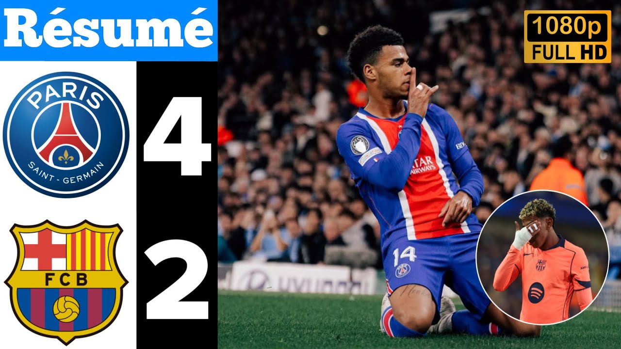 PSG - FC Barcelone 4-2 Le R&eacute;sum&eacute; | Goal Dou&eacute; & Yamal | Champions league 