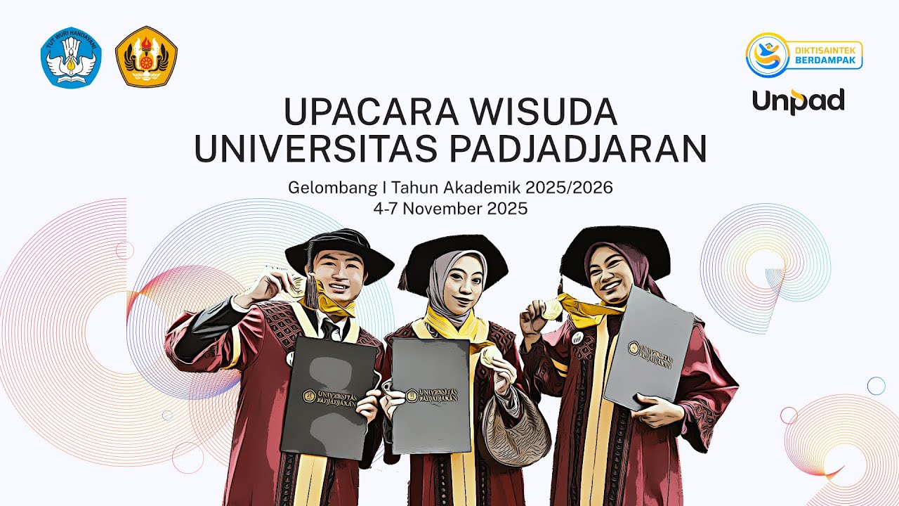 Upacara Wisuda Universitas Padjadjaran Gelombang I Tahun Akademik 2025/2026 Sesi 5