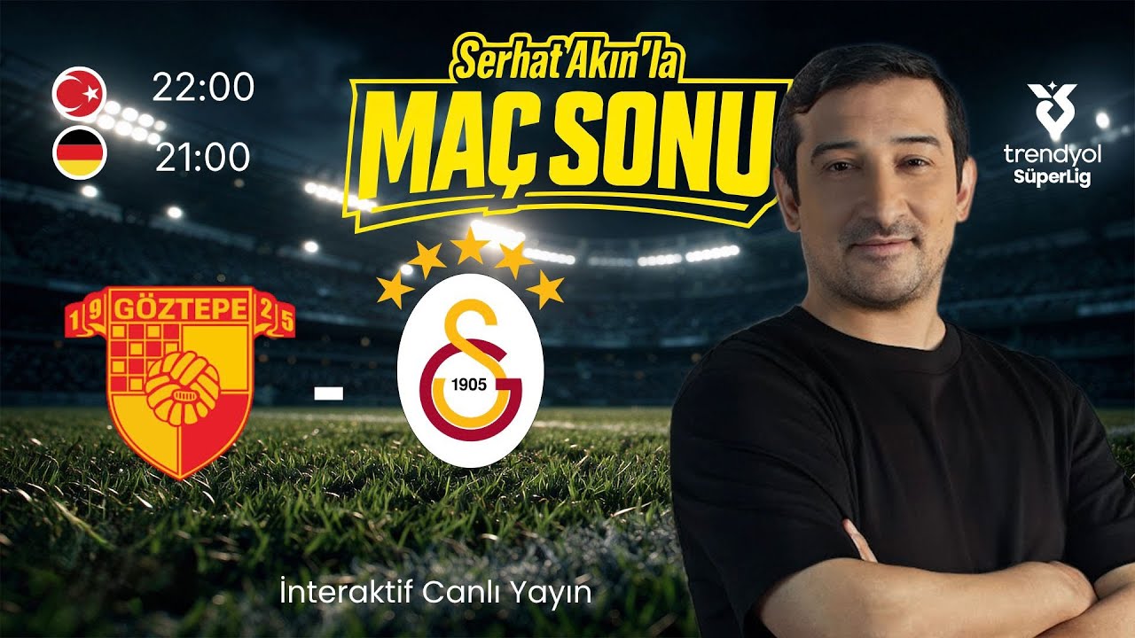 G&ouml;ztepe 1-3 Galatasaray | Serhat Akın'la MA&Ccedil; SONU 🔴 Canlı Yayın