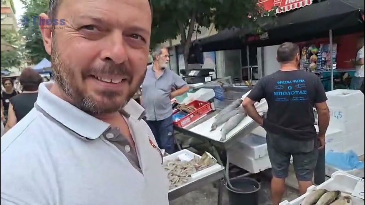 Λαική αγορά στη Μπότσαρη Θεσσαλονίκης