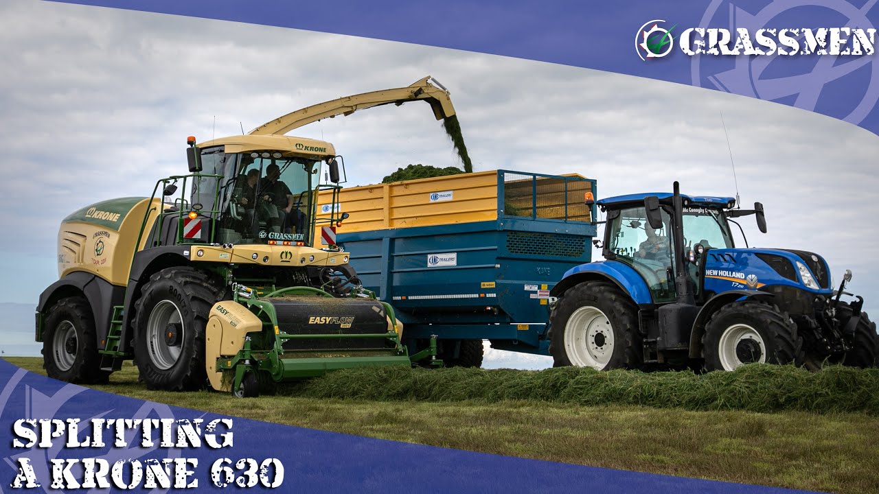 Splitting a Krone 630 - A rough 'how-to' from GRASSMEN