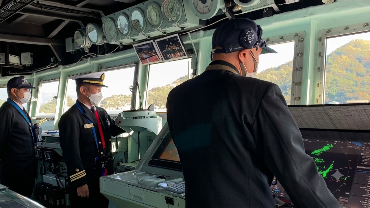 出港用意!!』 多用途支援艦げんかい 体験航海　@海上自衛隊佐伯基地