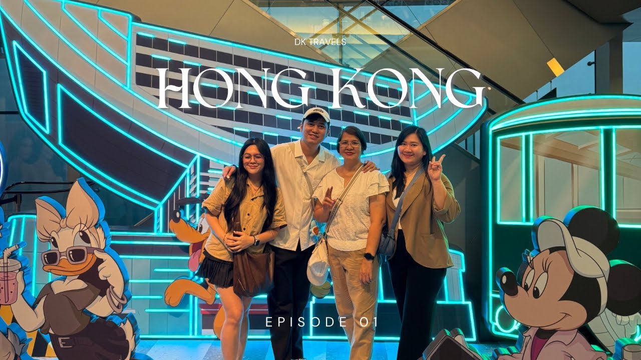 Vlog • Hong Kong with Family EP.01 (Regal Kowloon Hotel, Disneyland)