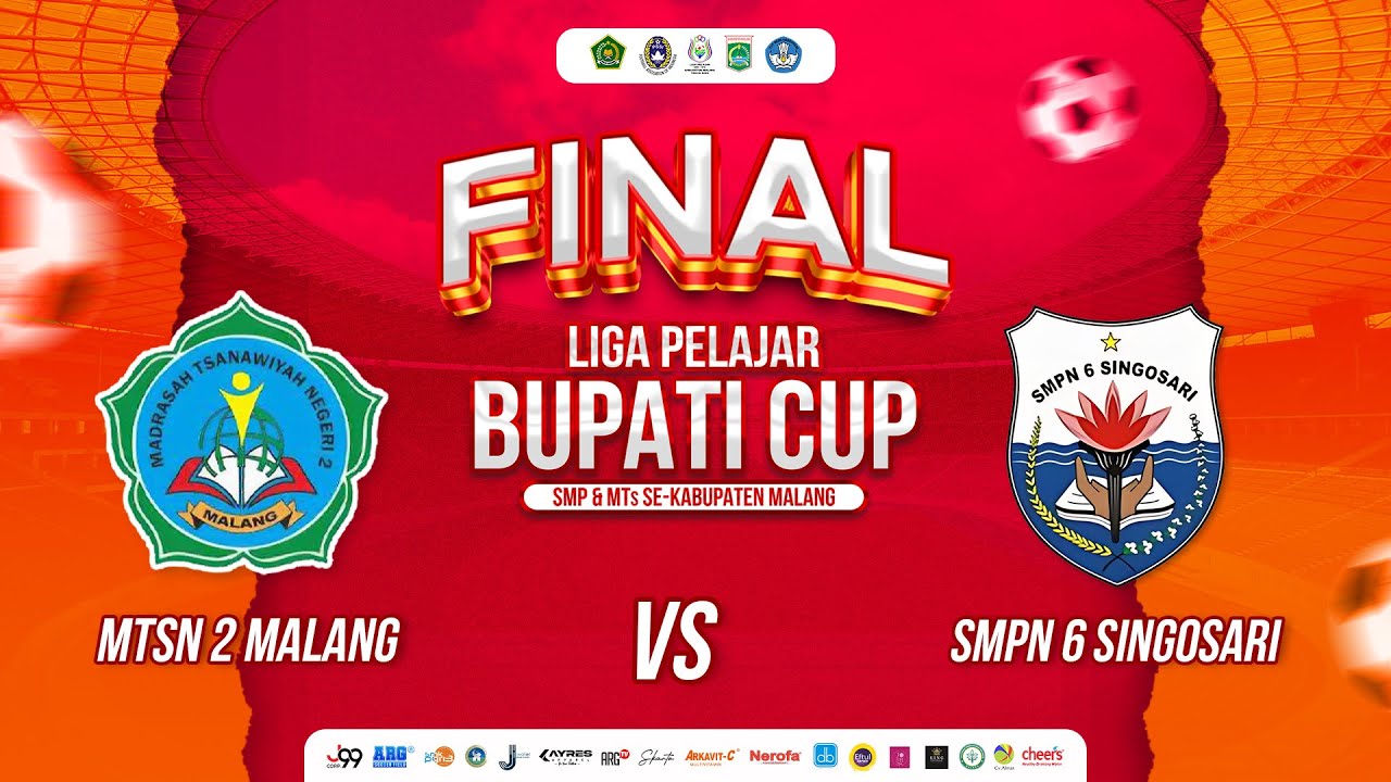 CLOSING CEREMONY LIGA PELAJAR SMP/ MTS KAB. MALANG - FINAL MTSN 2 MALANG vs SMPN 6 SINGOSARI.SERU!
