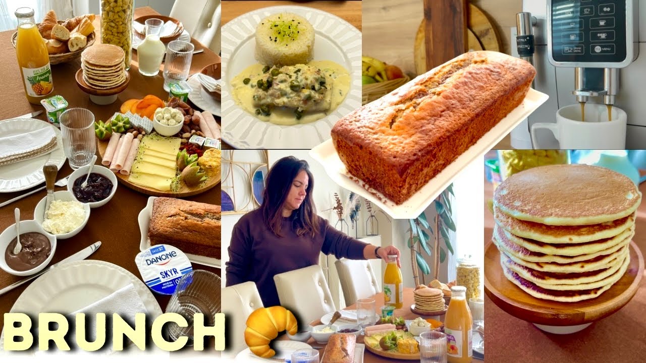 BRUNCH 😍| صاوبت برانش بحال الريسطورات🤩، وصفة بالروز و الحوت🐟تاكلو صباعكم وراها