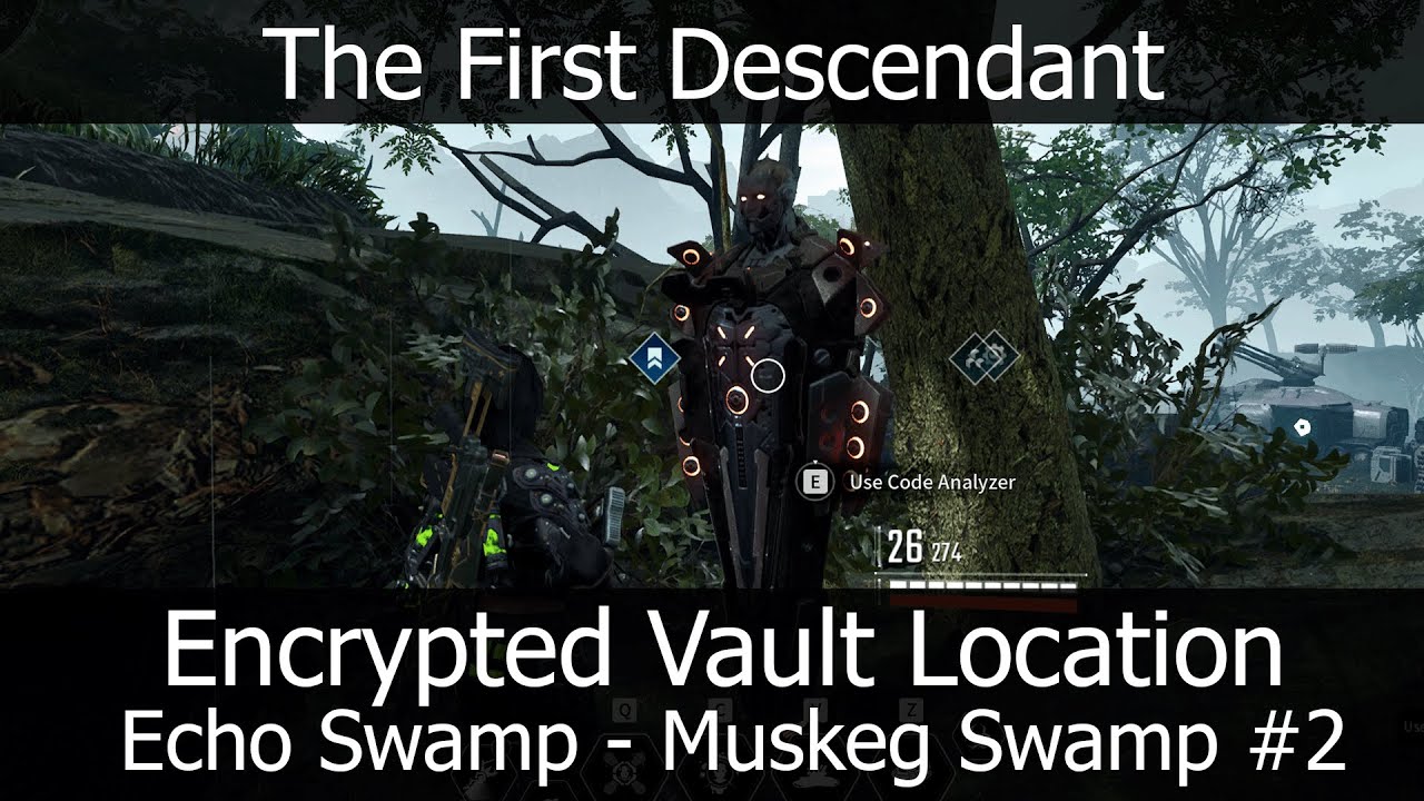 The First Descendant Encrypted Vault Location - Echo Swamp - Muskeg Swamp #2