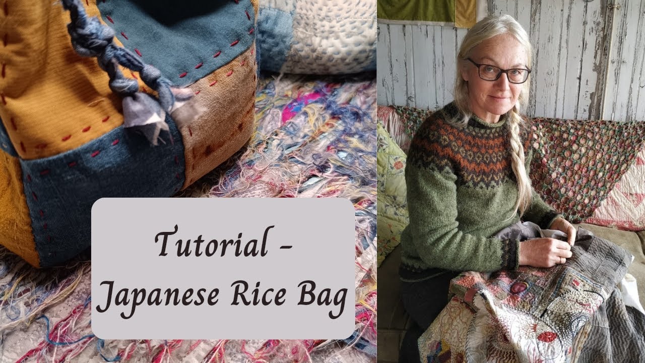 How to make a Japanese rice bag or komebukuro