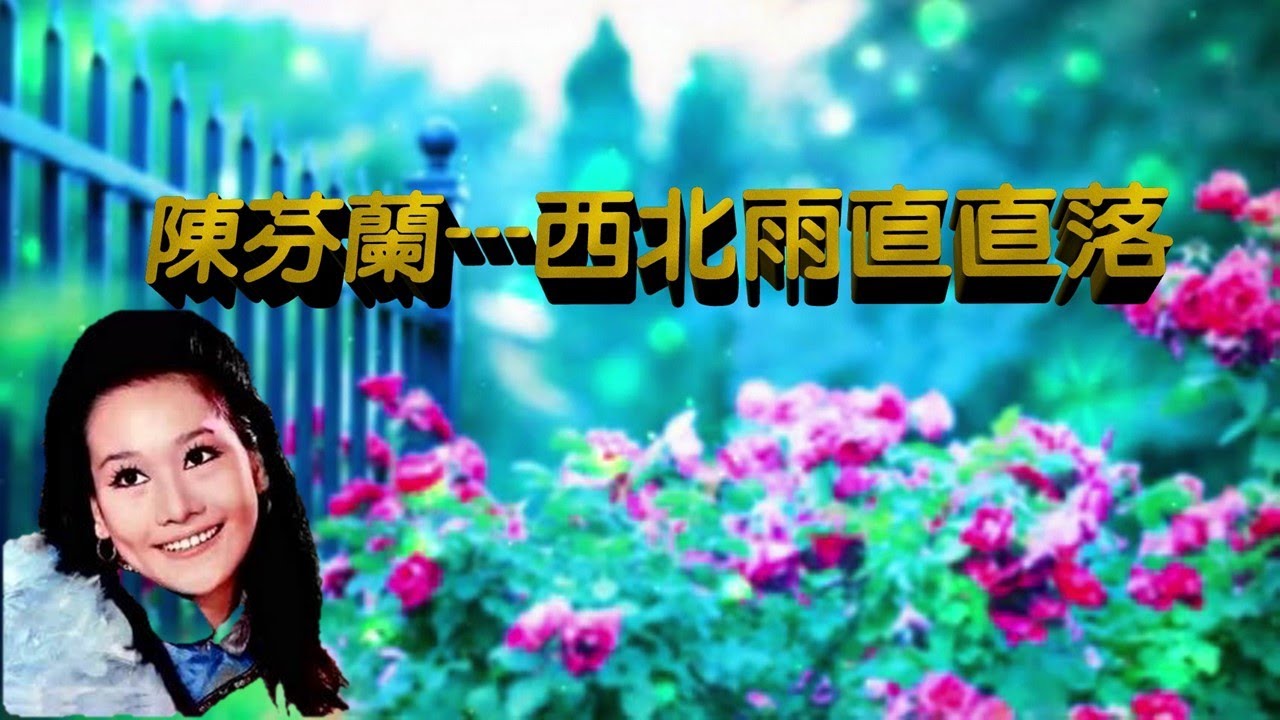 陳芬蘭---西北雨直直落(懷念回味台語老歌)