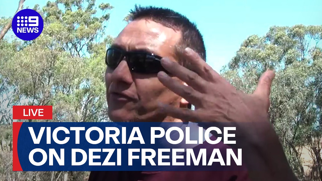 #LIVE: Victoria Police on Dezi Freeman shooting | 9 News Australia