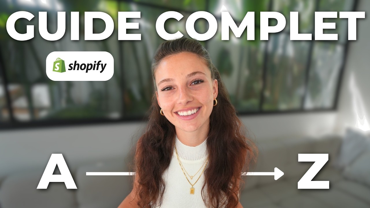 CRÉER SA BOUTIQUE SHOPIFY DE A à Z - formation gratuite