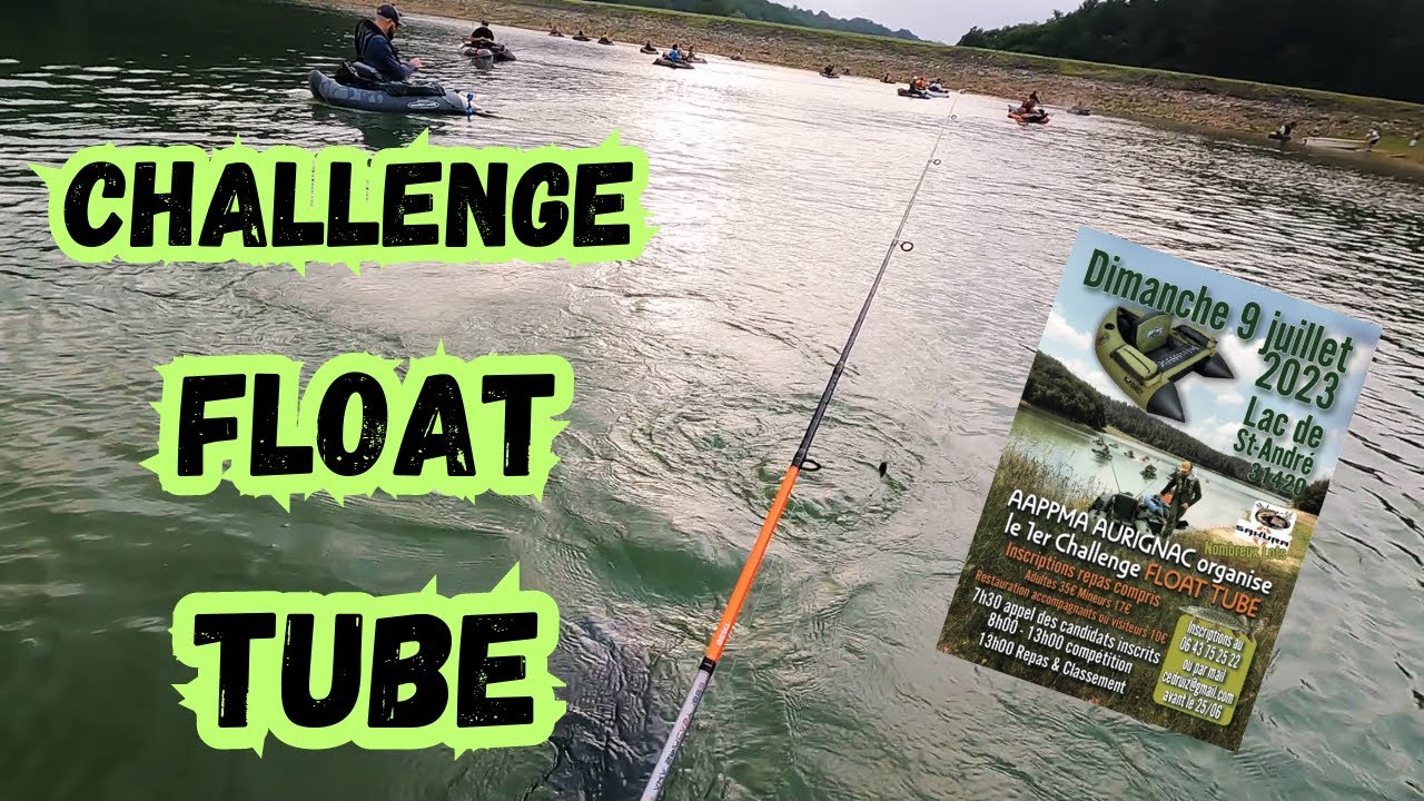 Je participe à mon PREMIER CONCOURS DE PECHE CARNASSIER en FLOAT TUBE (et j'ai MANGER du SILURE)
