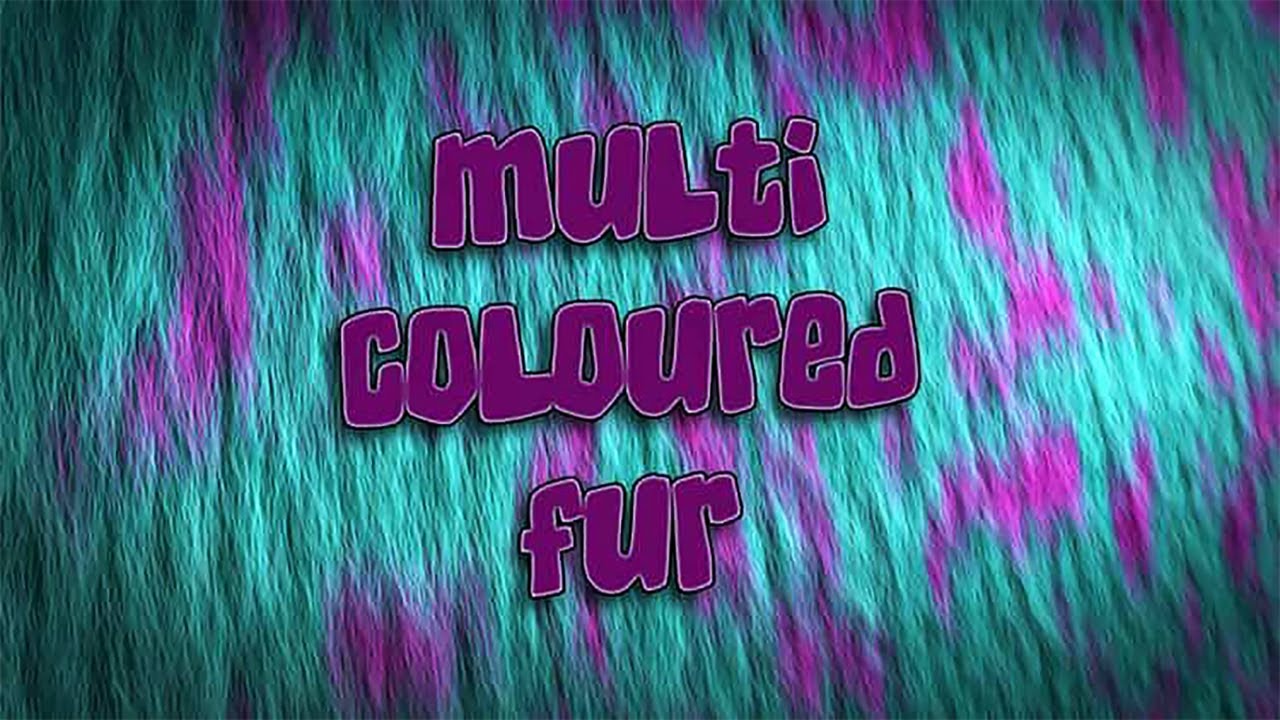 Cinema 4D Tutorial : QUICK TIP : MULTICOLOR FUR
