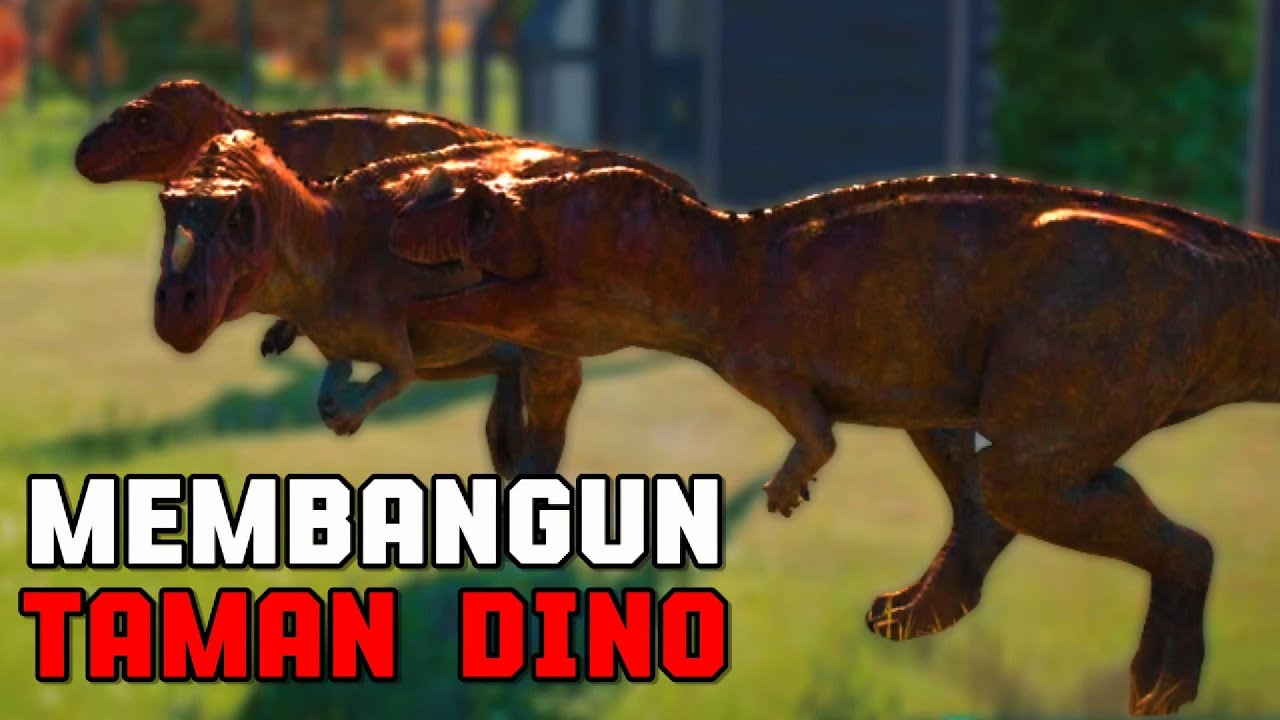 Gua Membangun Taman DINOSAURUS di Jurassic World Evolution 2