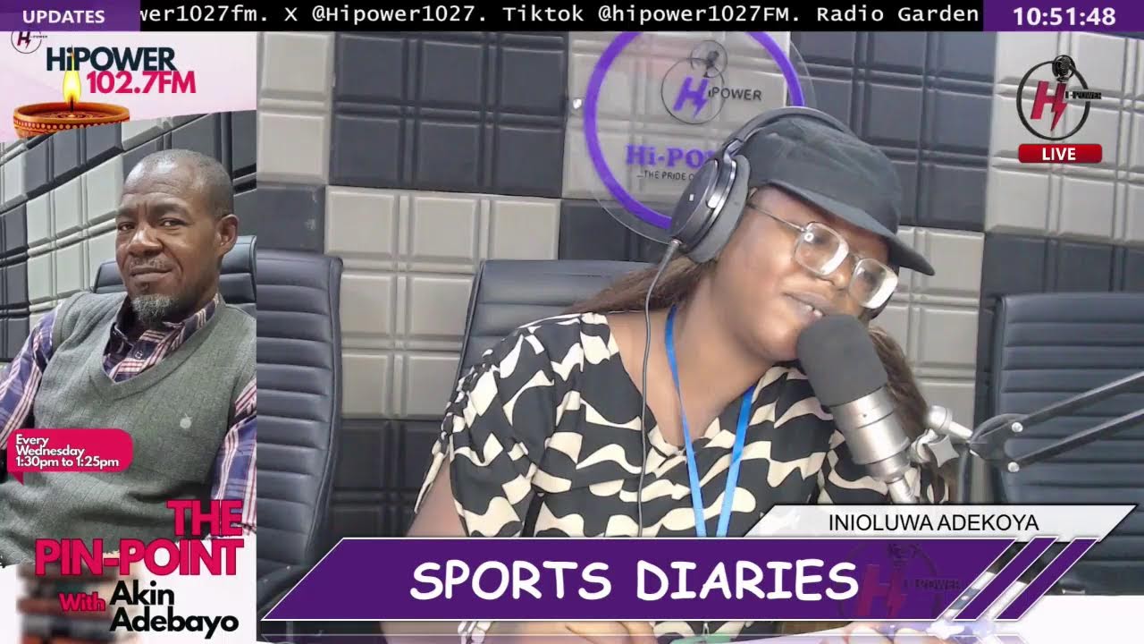 SPORTS DIARIES WITH INIOLUWA ADEKOYA