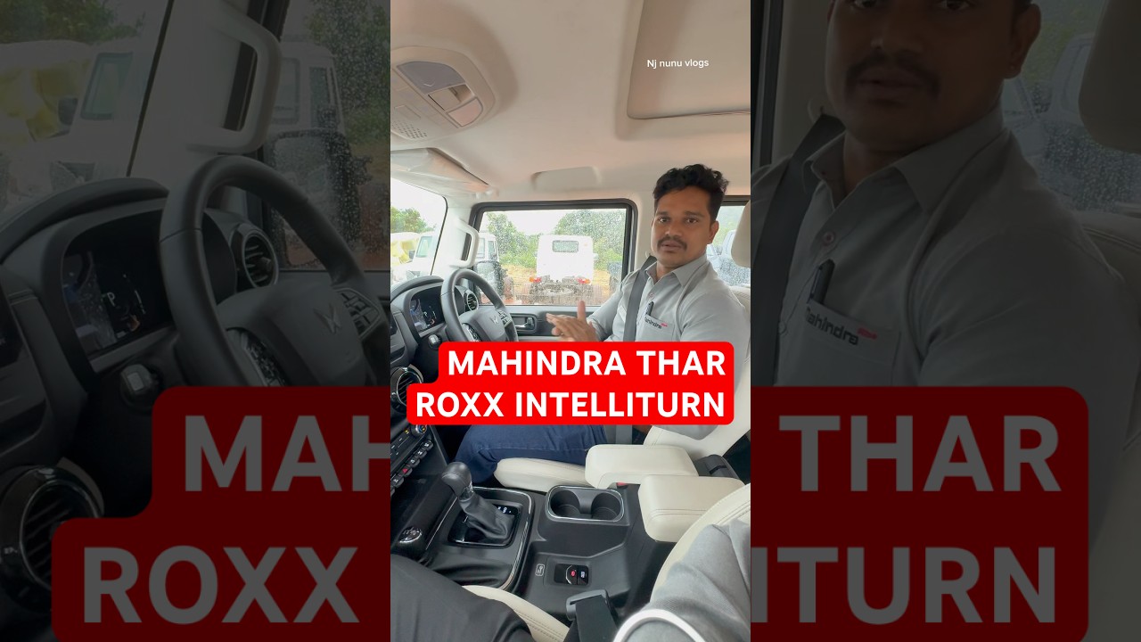 Mahindra THAR ROXX 4X4 How IntelliTurn Assist Works#9633704919 #tharroxx #tharroxx💯⚠️🖤