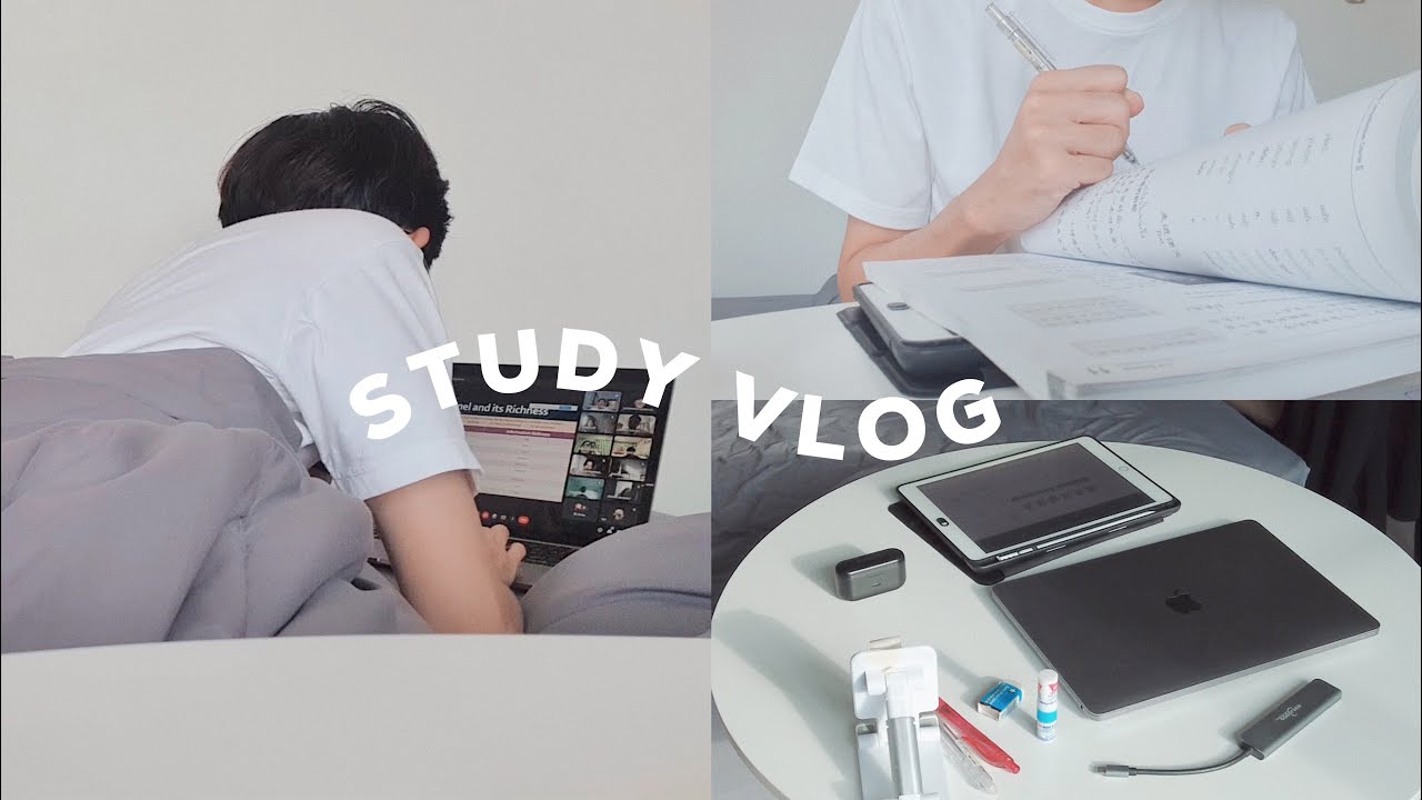 Study Vlog | เรียนออนไลน์ เรียนจีน 4 วันติด ทำการบ้าน | K.Kwon