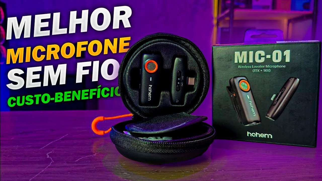 Review Completo do Hohem MIC-01: O Melhor Microfone Sem Fio para Criadores de Conteúdo?
