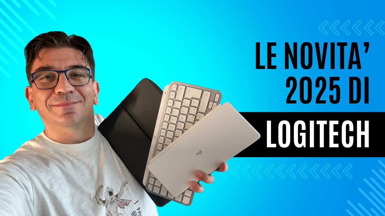 Logitech, tutte le novità del 2025: Flip Folio, Keys To Go 2 e MX Keys Mini