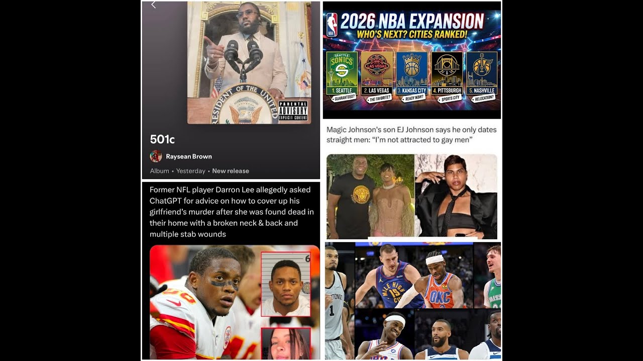 NBA Expansion, Relationship Talk, Album Talk with Raysean Brown & More! #nbanews #hiphop #viral