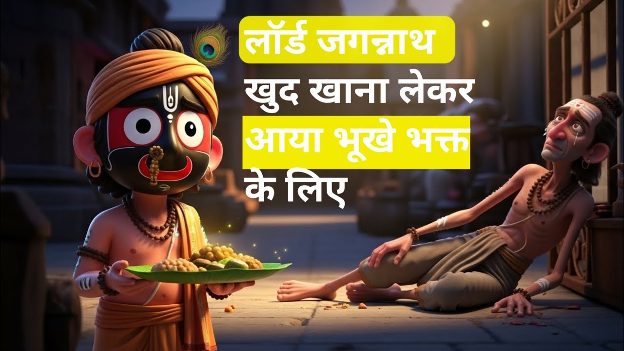 “जब भगवान जगन्नाथ ने सिंहासन छोड़ा और भूखे भक्त के लिए स्वयं भिखारी बन गए।” 🙏🙏# Jay Jagannath