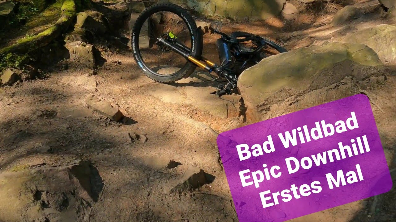 Epic Downhill - Bad Wildbad - Stürze und Emotionen in Bild und Schrift (Haibike Allmtn 7)