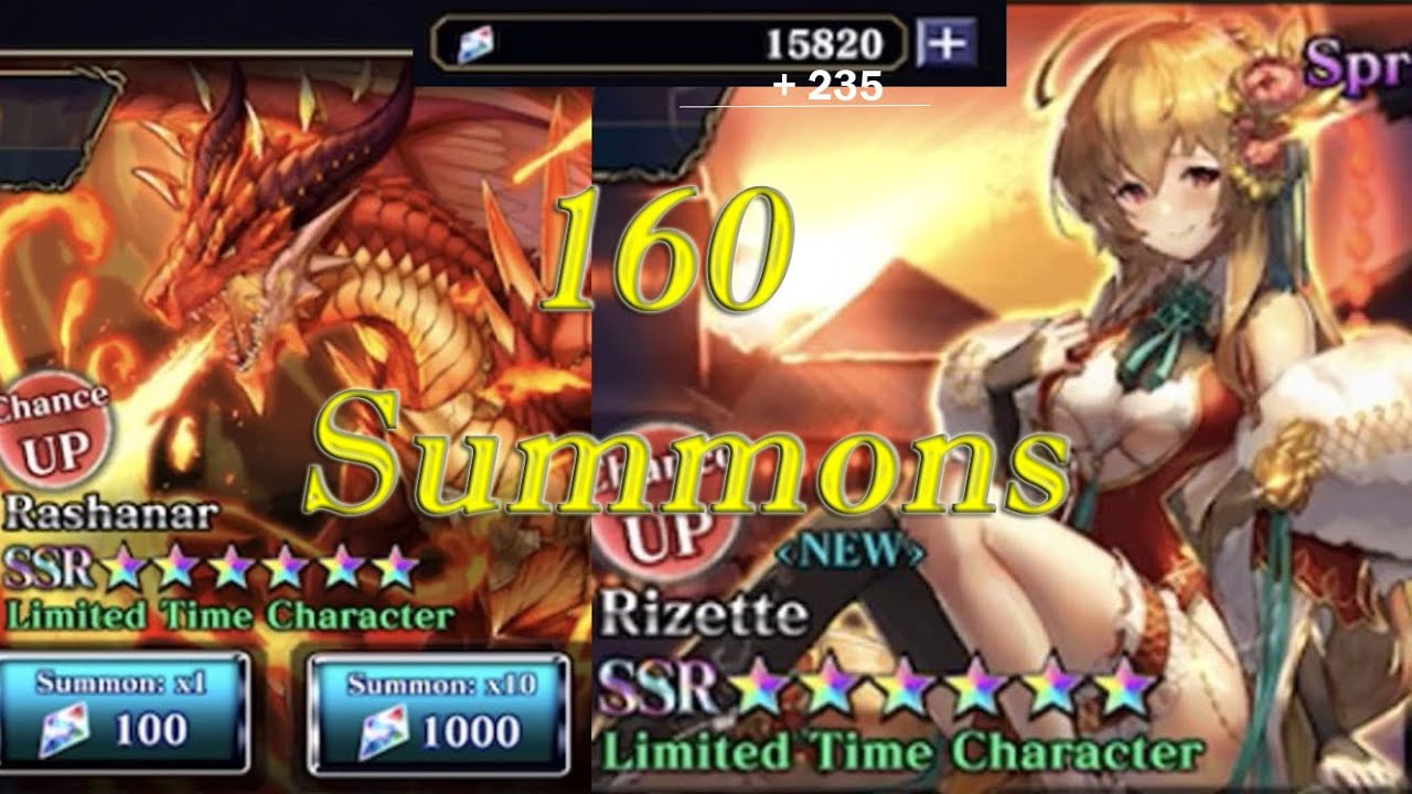 160 Summons for Rashanar & Rizette Spring's First Blossom - Evertale