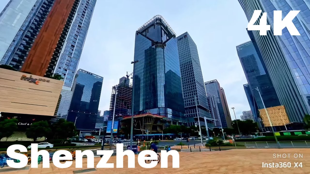 4K China 2024｜ Walking in Shenzhen CBD，where the most richest people living in.