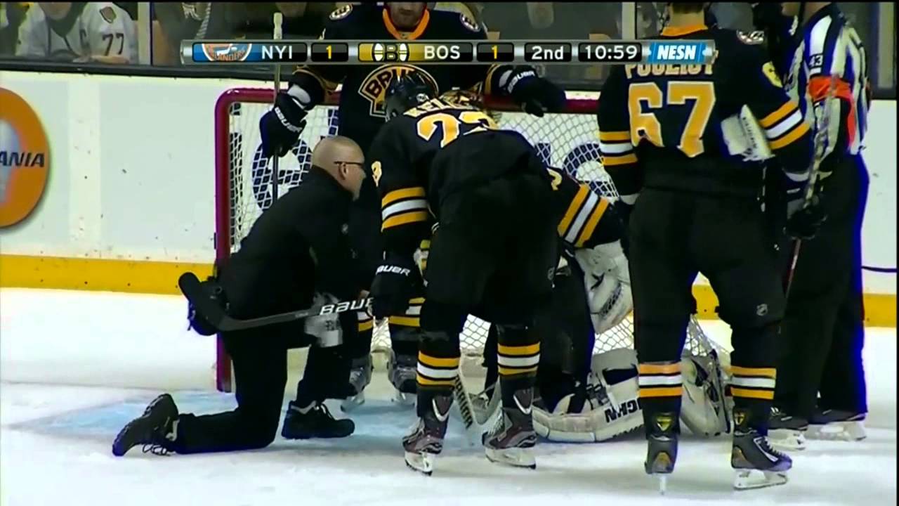 Tuukka Rask injury. March 3rd 2012