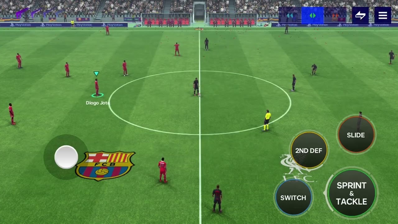 EAFC Liverpool VS Barcelona Champions League Mobile Gameplay (7-1 + Freekick goal)