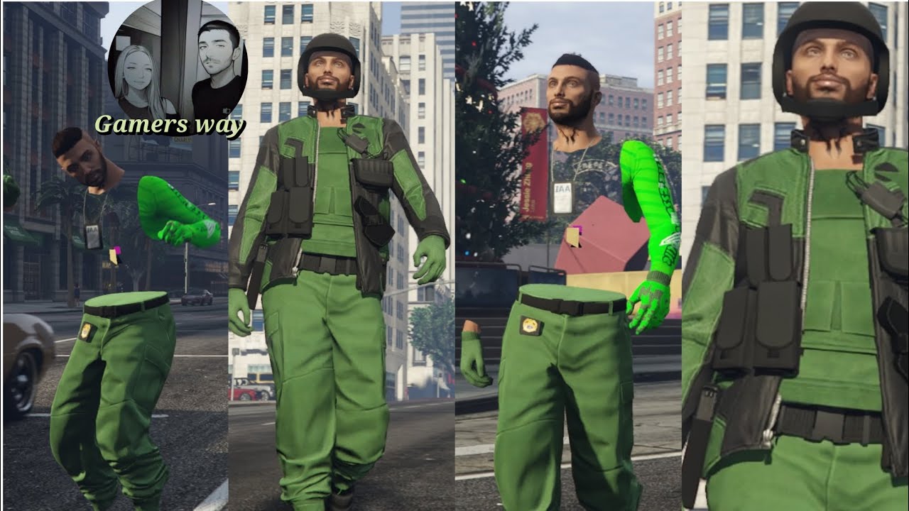 Глитч на 2 мод костюма outfits tutorial gta 5 online