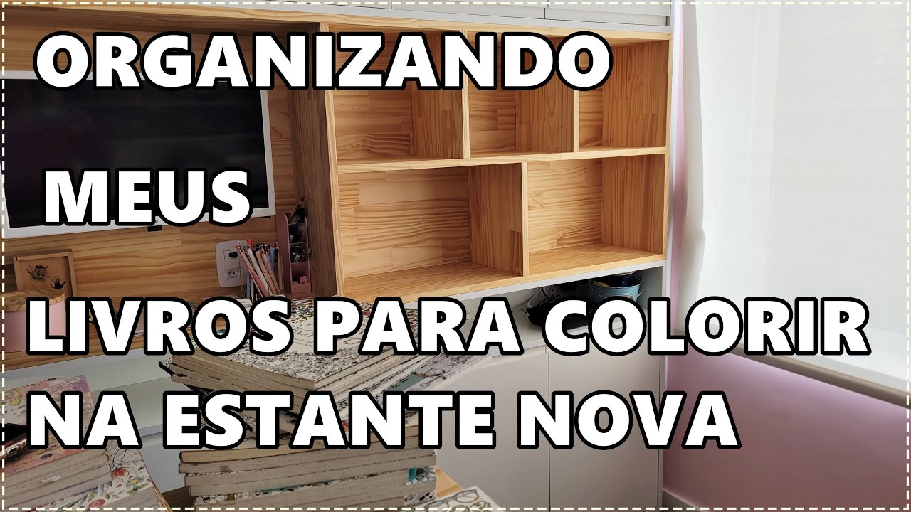 ORGANZANDO Livros na Nova Estante - D&D Ambientes Planejados - Apartamento Azul e Rosa