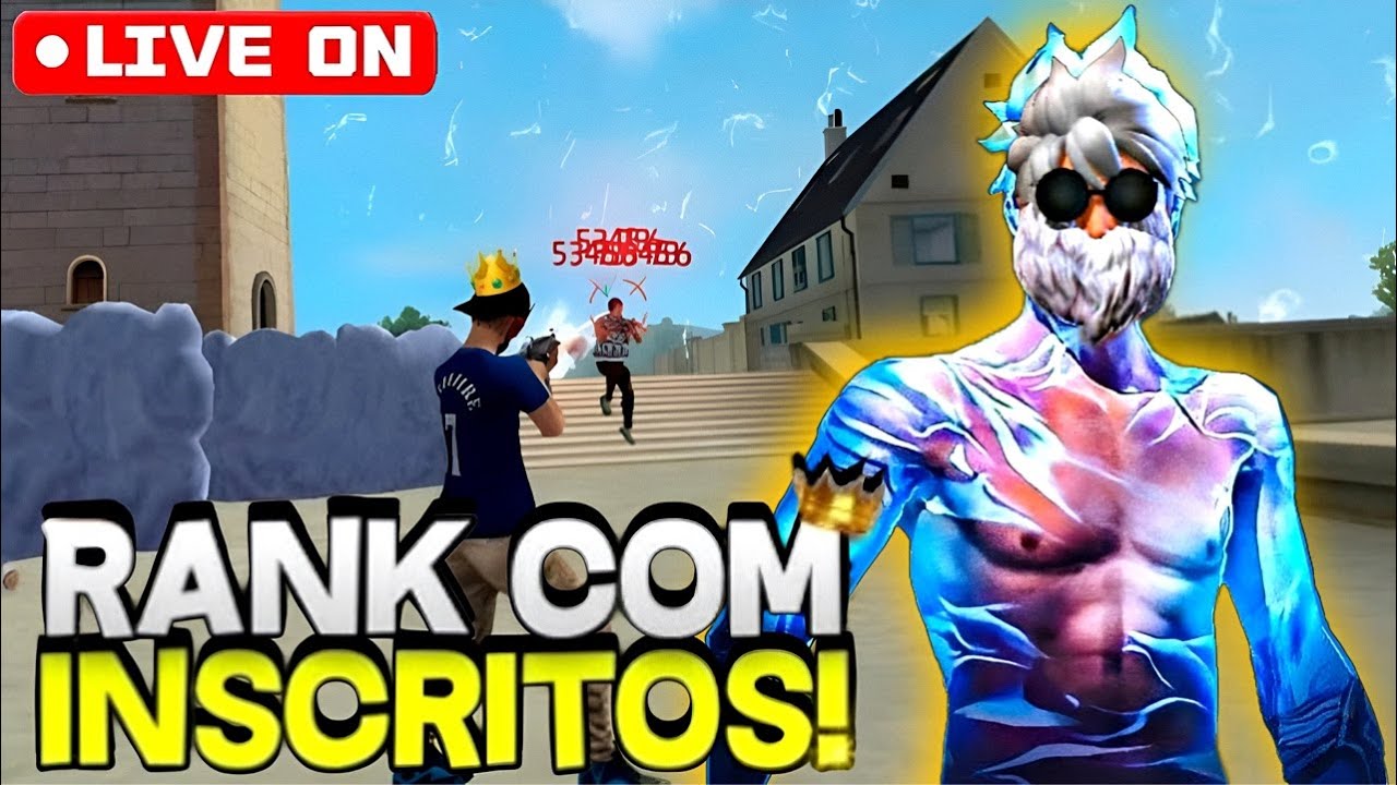 LIVE ON 🔴 FREE FIRE | RANQUEADA – JOKER PLAYED 🔥