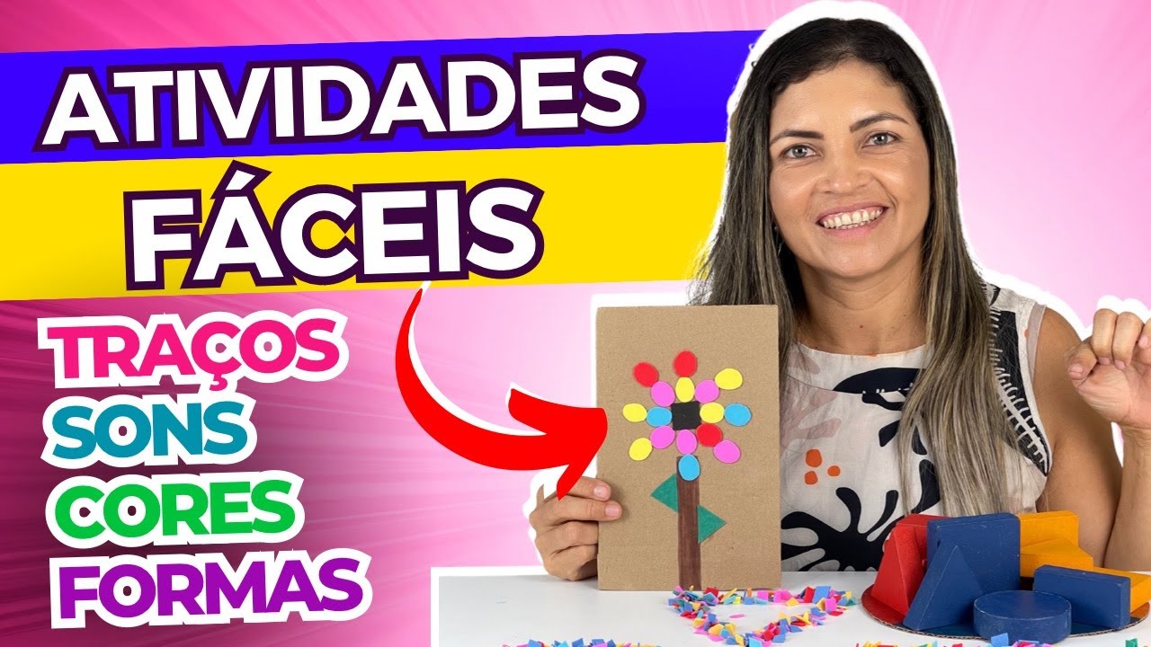 Como Trabalhar Traços Sons Cores e Formas | Educação Infantil