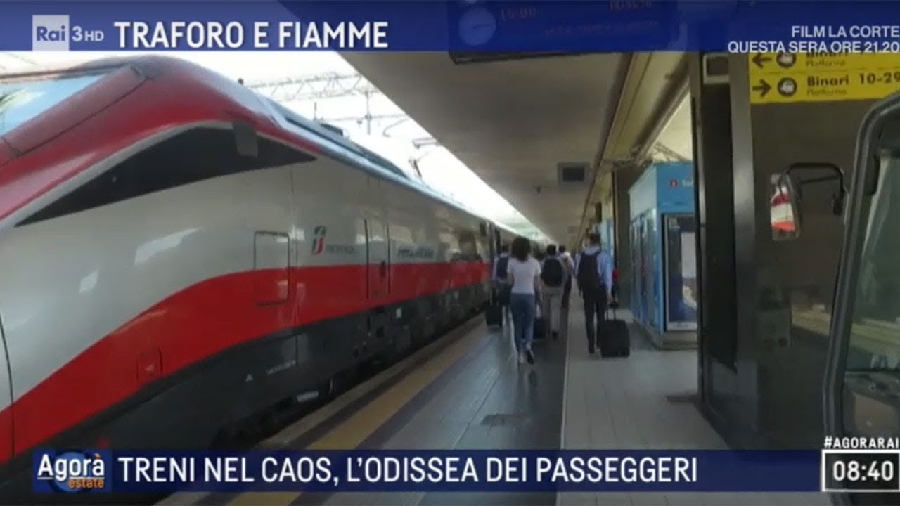 Caos treni - Agorà Estate 23/07/2019