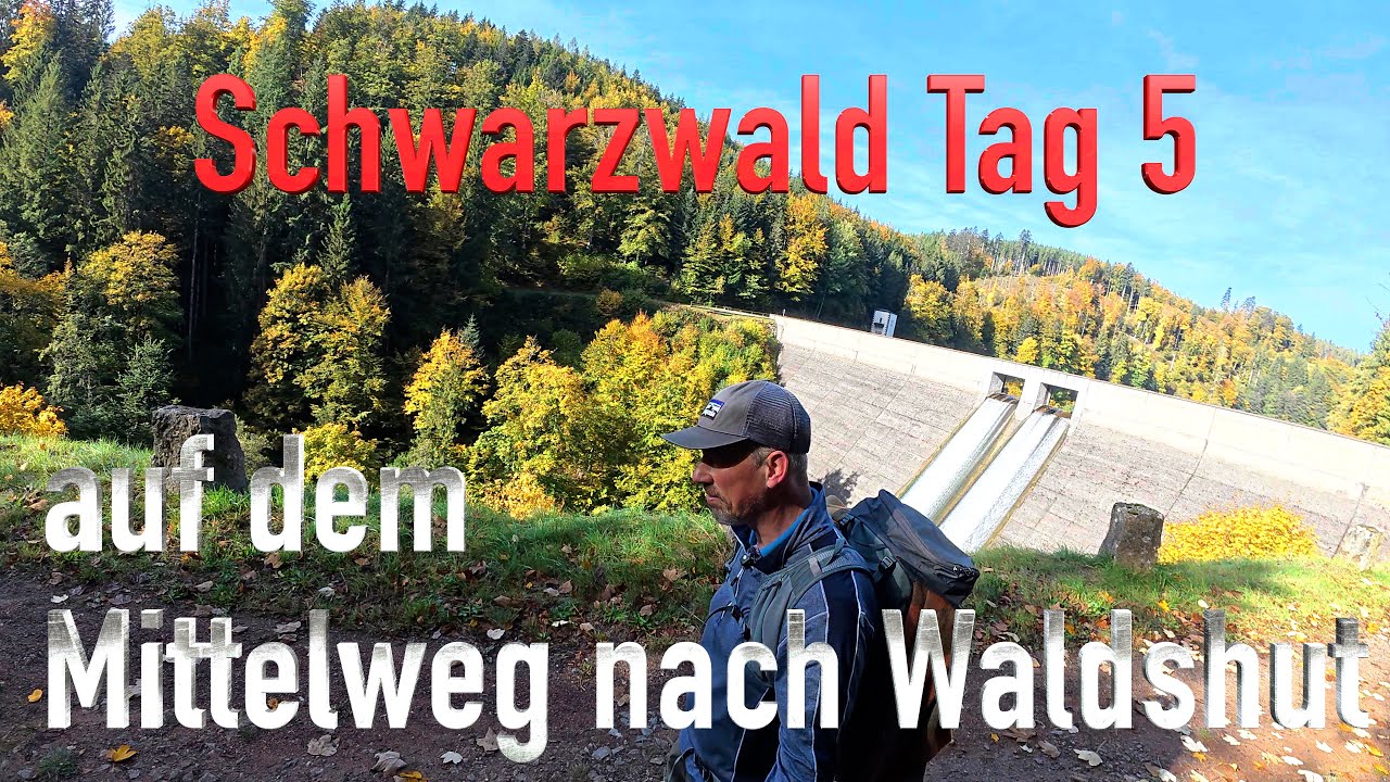 Schwarzwald Tag 5 | auf dem Mittelweg (Ostvariante) nach Waldshut