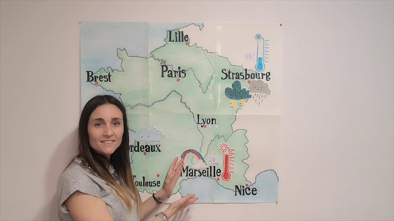 Présenter le bulletin météo avec Marine et Sabrina