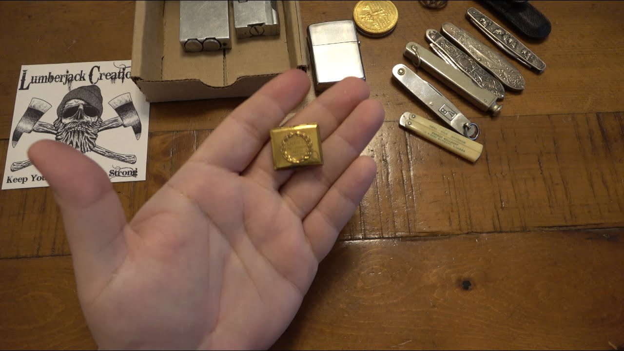 YABO : Box From Canada Has VERY Cool Antique Knives, Lighters, & A BIG Surprise In A Little Box...